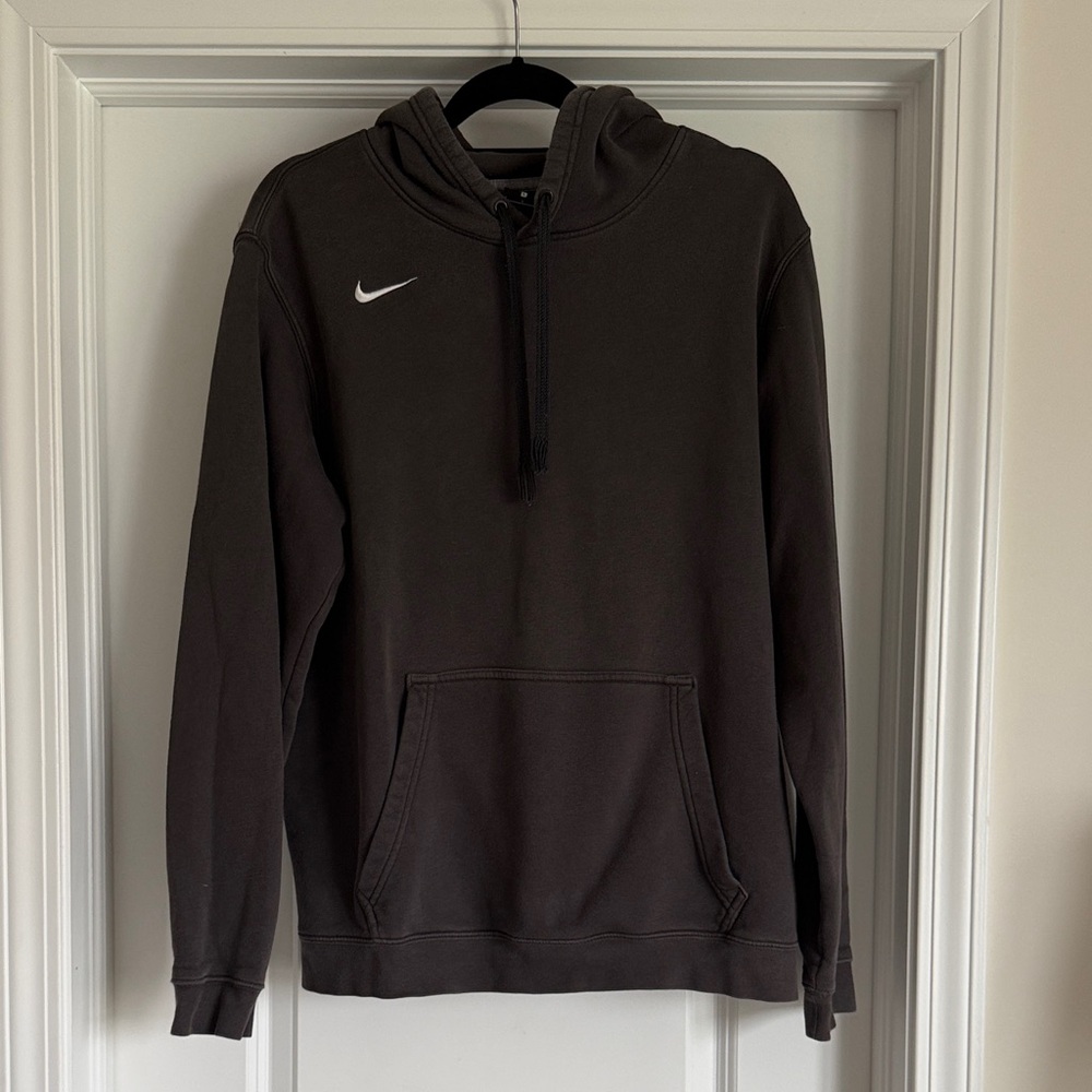 Nike Men’s Gray Washed Blank Hoodie